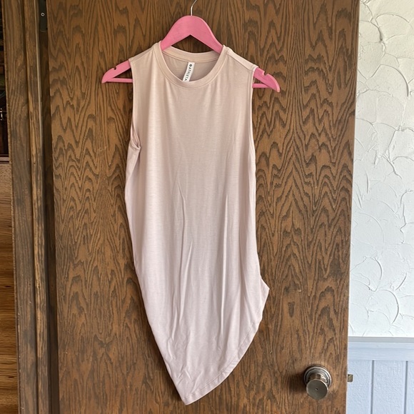 Athleta Light Pink Cloudlight Restore Knit Top XS - Picture 3 of 5